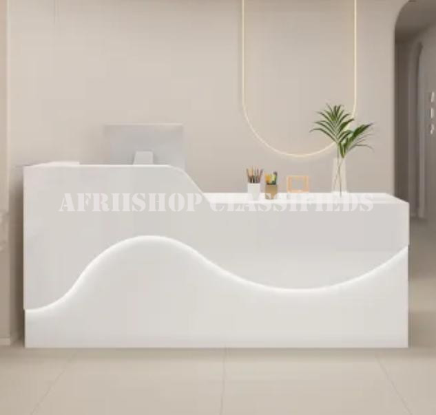Reception Tables; Marble Reception Desk Modern luxury