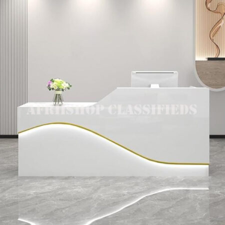 Reception Tables; Marble Reception Desk Modern luxury