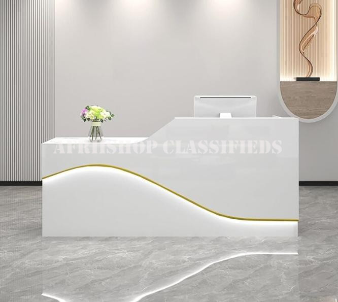 Reception Tables; Marble Reception Desk Modern luxury