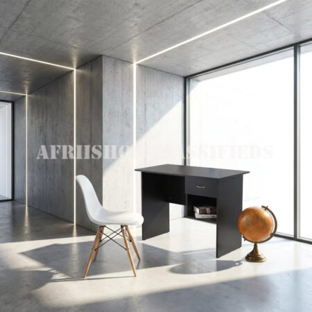 Study Tables; Black Wooden Computer Study Desk