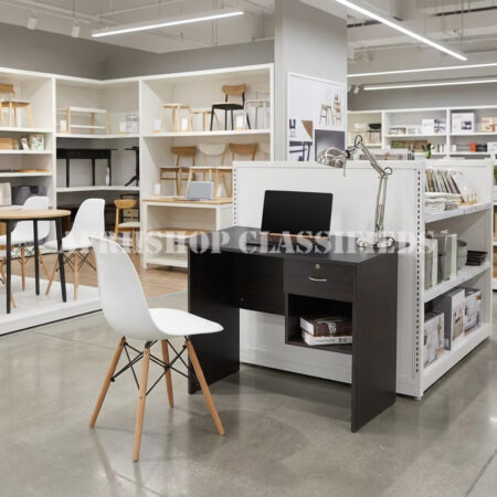 Study Tables; Black Wooden Computer Study Desk