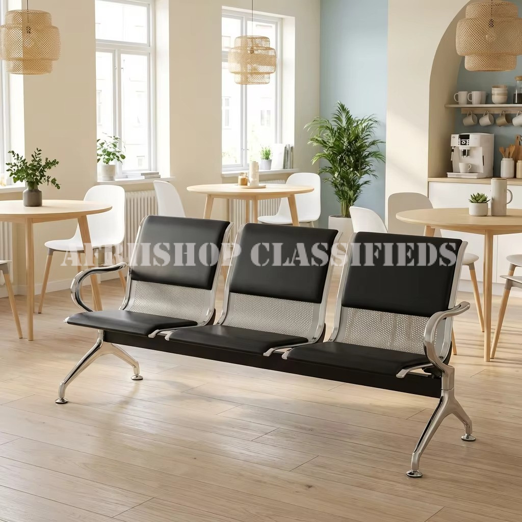 Conference Chairs; Waiting Area Bench Chair 3 Seater
