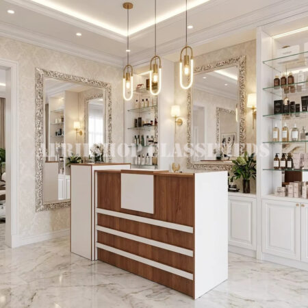 Reception Tables; Counter Wooden Front Office Reception Desk