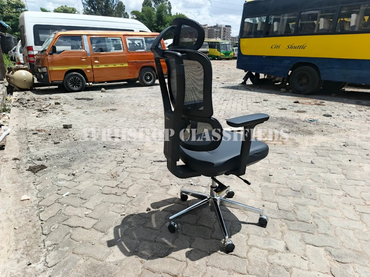 Office Chair; High Back Leather Office Chair