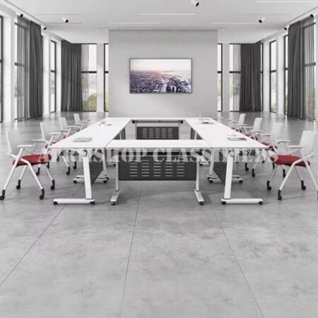 Office Tables; Multi-functional Desk Folding Conference Table