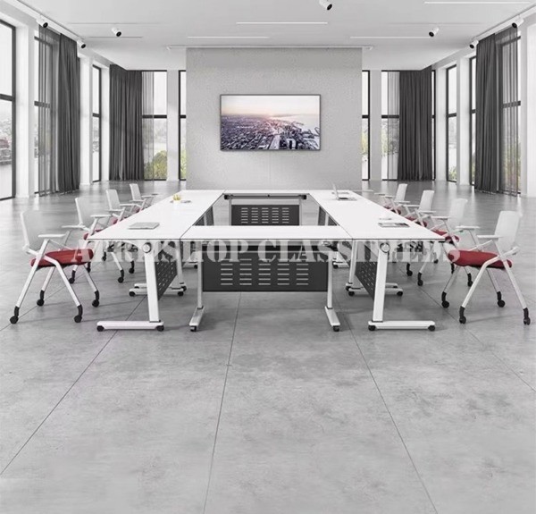 Office Tables; Multi-functional Desk Folding Conference Table