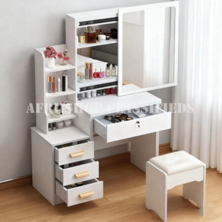 Dressers; Makeup Storage Cabinet With Lock Bedroom Dressing Table