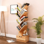 Bookshelves:8-Tier Wooden Home Office Bookshelf