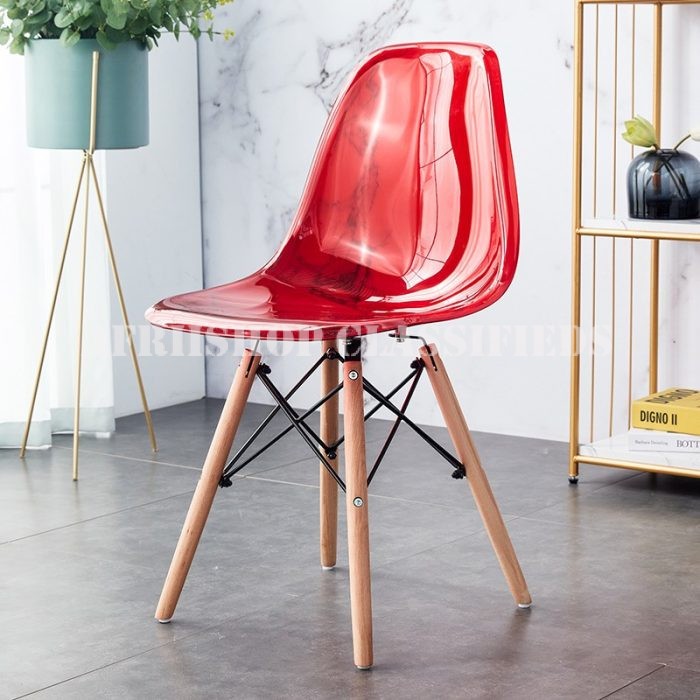 Dining Chair : Clear Eames Dining Chairs
