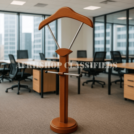 Coat Hanger; Wooden Home Office Coat Hanger