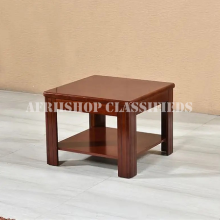 Coffee Tables:Mahogany Squared Home Coffee Table