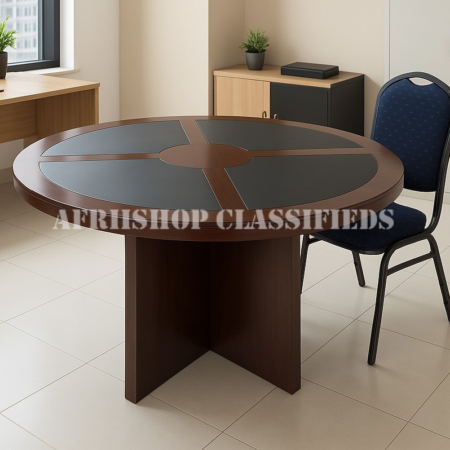 Office Boardroom Table;Round Mahogany Conference Office Table