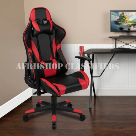 Gaming Chair; High Back Leather Gaming Chair