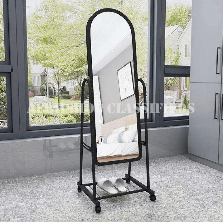 Dressing Mirror; Home Metal Frame Dressing Mirror