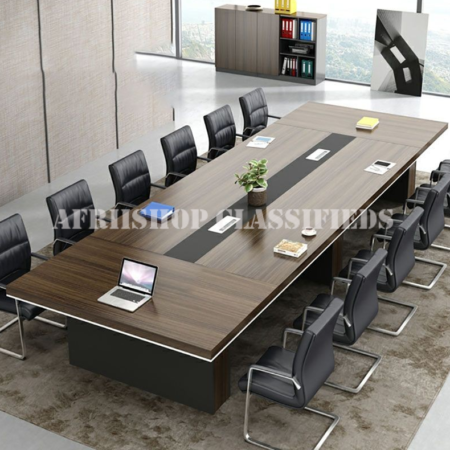 Boardroom Table; 6m Wooden Boardroom Table