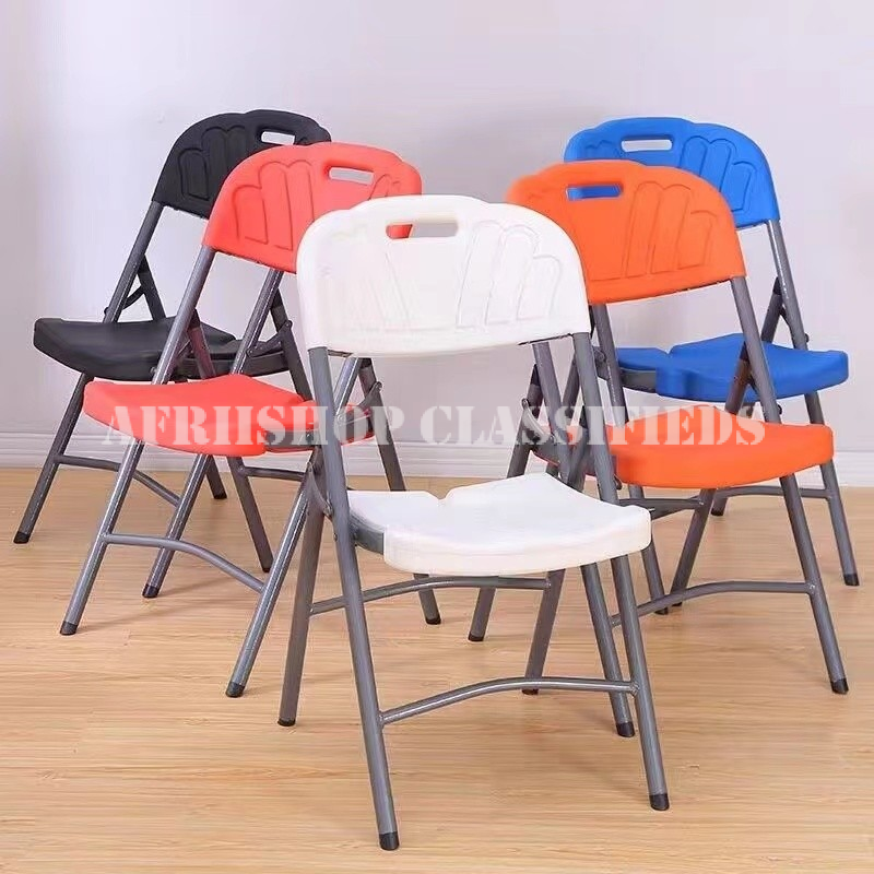 Home Chair; Foldable Stackable Plastic Chair