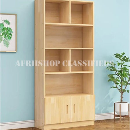 Home Book Shelf; Wooden Book Shelf with Multi-Layer Storage