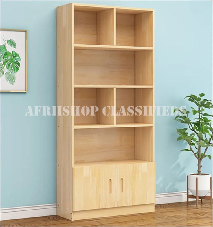 Home Book Shelf; Wooden Book Shelf with Multi-Layer Storage