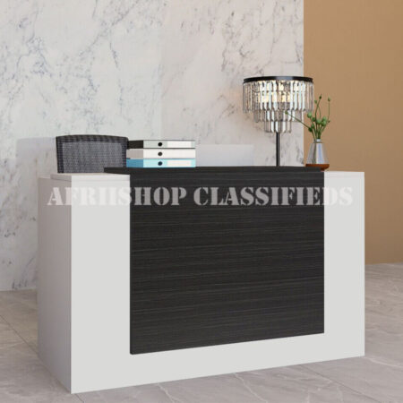 Reception Table : White Reception Office Table