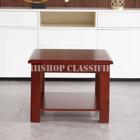 Coffee Table; Wooden Square Coffee Table