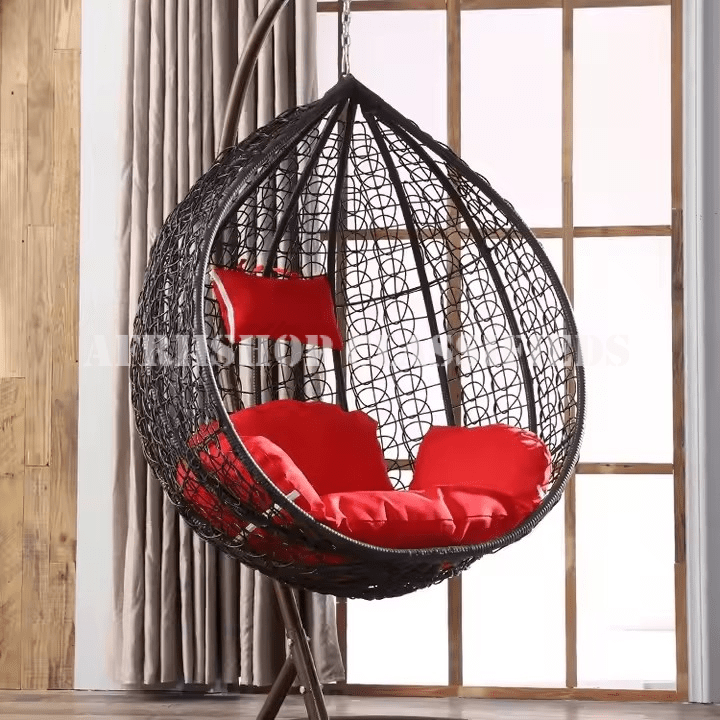Home Chair : Black Hammock Swing Chair