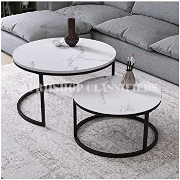 Marble Top Living Room Coffee Table