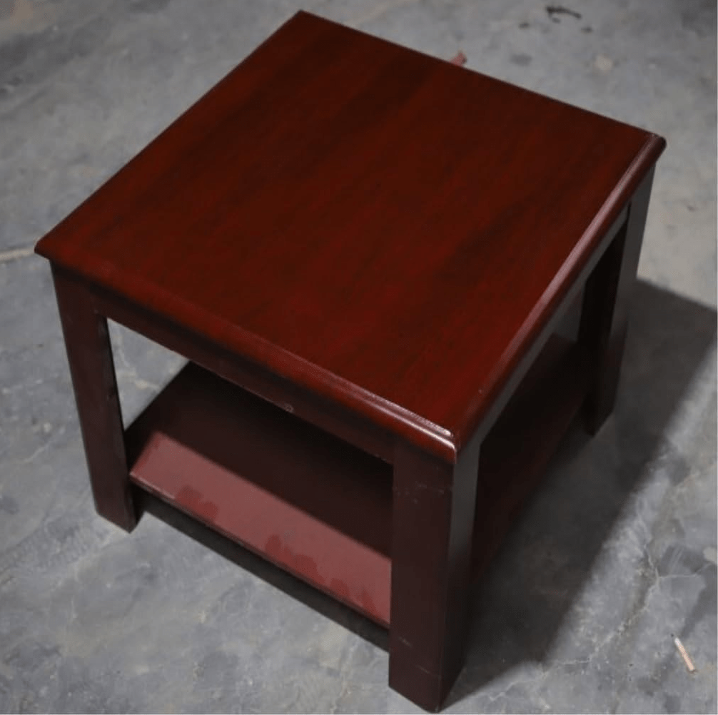 Coffee Table; Wooden Square Coffee Table