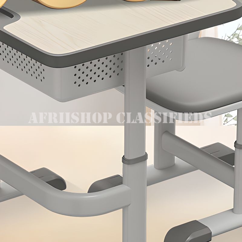 Kids Desk; Adjustable Kids Desk And Chair