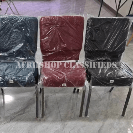 Home Chair; Heavy-Duty Fabric Double Cushion Event Chair