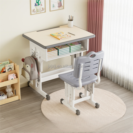 Kids Desks:Kids Desk &Chair Set (Adjustable)