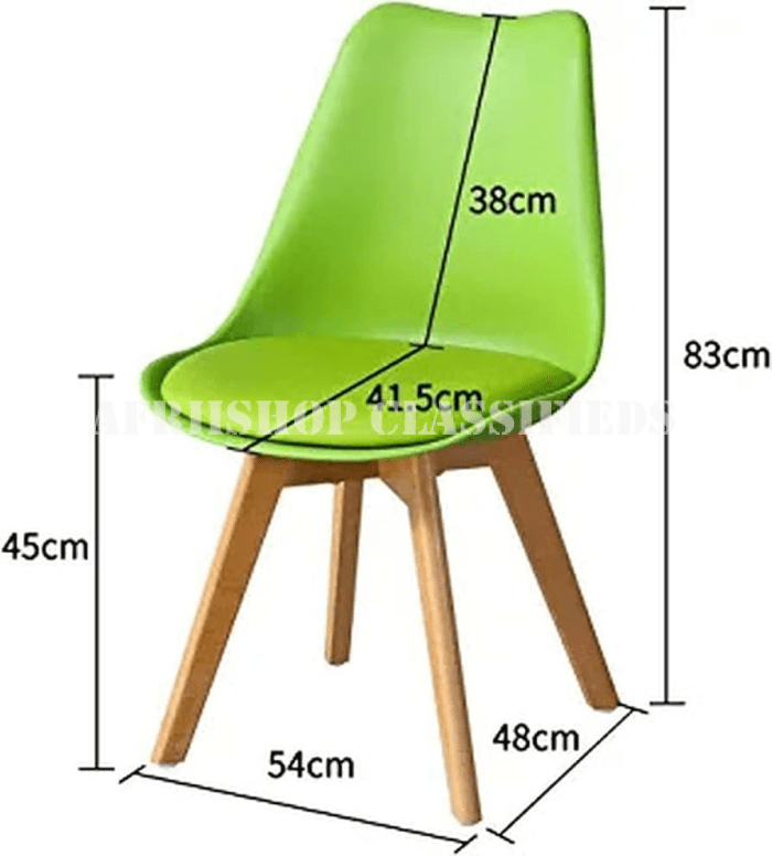 Dining Chair : Black Plastic Dining Chair