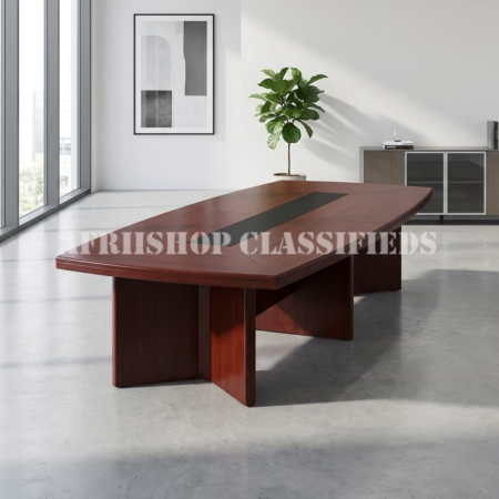 Conference Table; Mahogany 3m Conference Office Table