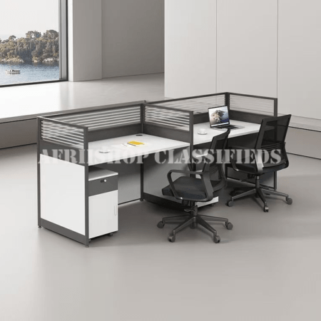 Office Workstation; Single Person MDF Cubic Office Workstation