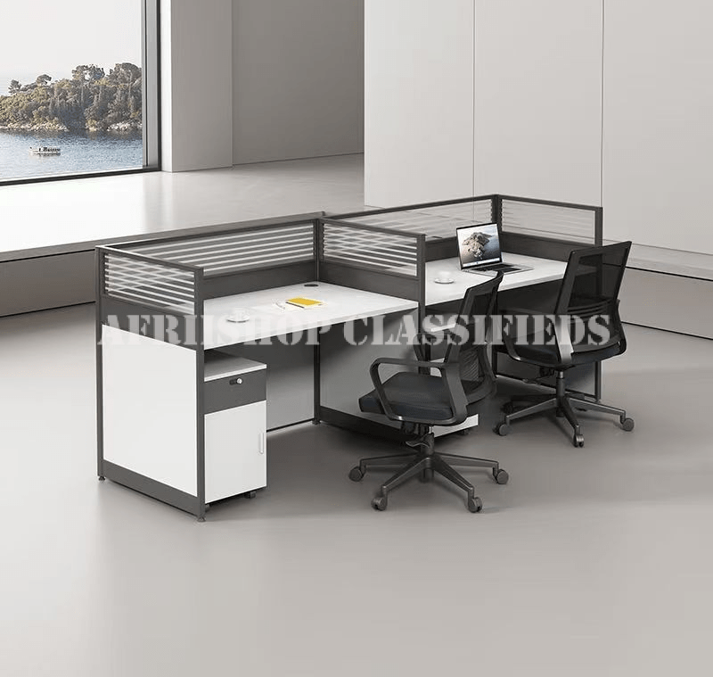 Office Workstation; Single Person MDF Cubic Office Workstation