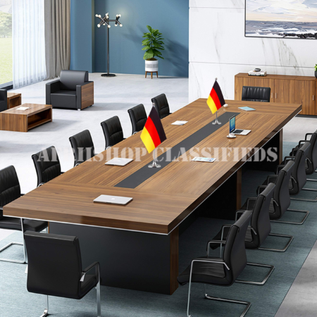 Boardroom Table; 6m Wooden Boardroom Table