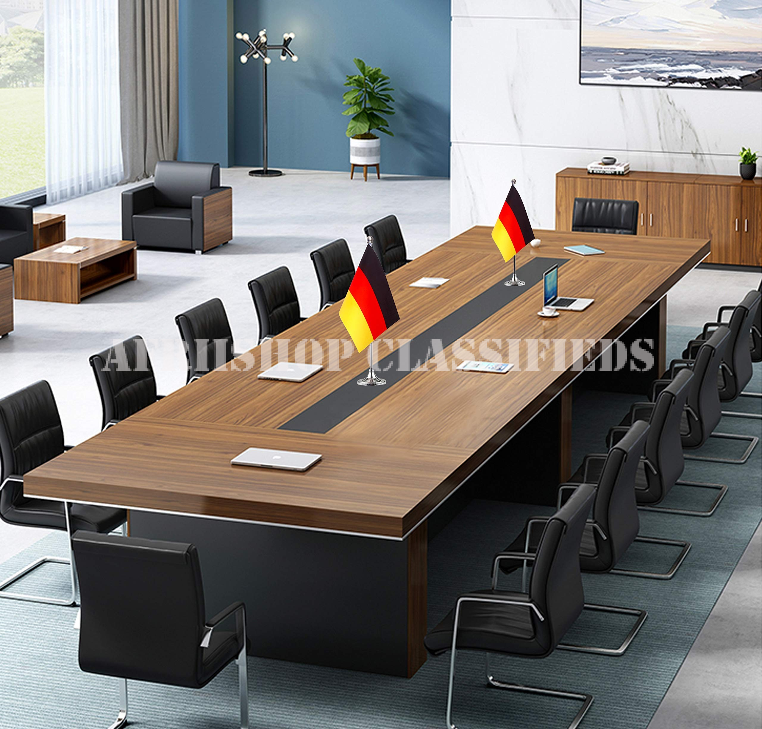 Boardroom Table; 6m Wooden Boardroom Table