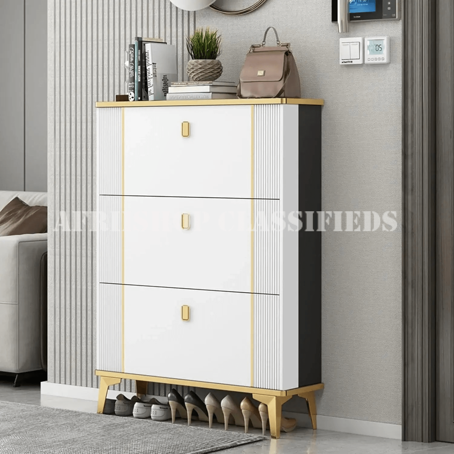 Modern Shoe Storage Cabinet