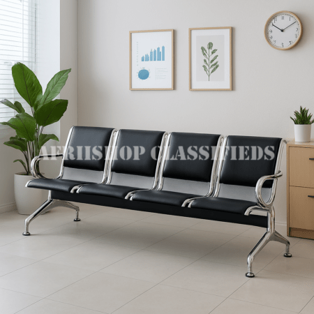 Office Bench;4-Link Office Reception Waiting Bench