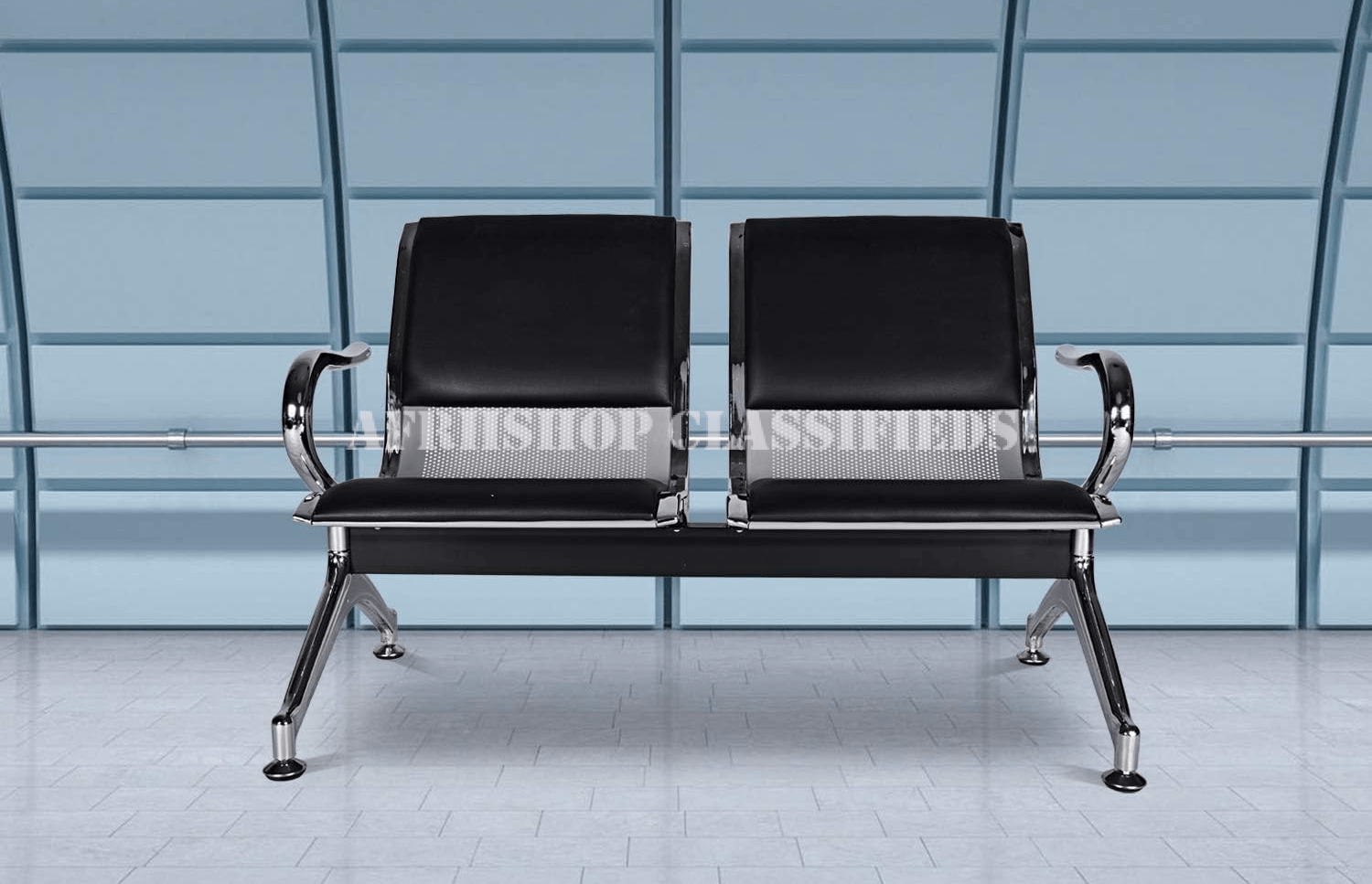 Office Reception Bench;Office Waiting Room Chairs-2 Seat