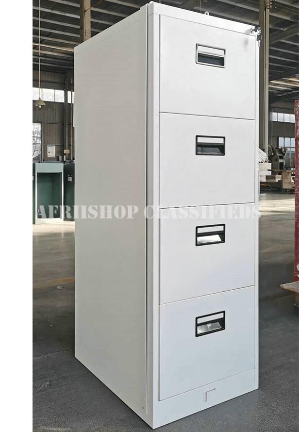 Office Cabinet: 4 Drawer Office Cabinet With Bar
