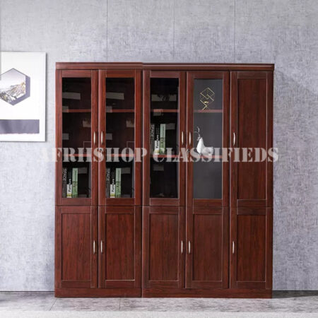 Office Cabinet; 4-Door Wooden Office Cabinet