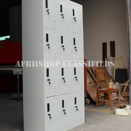 Office Cabinet: 9 Locker Steel Office Cabinet