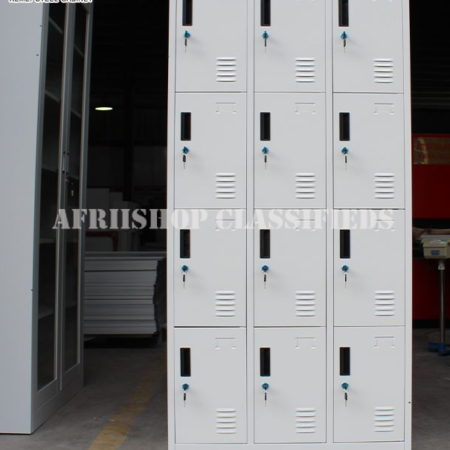Office Cabinet: 9 Locker Steel Office Cabinet