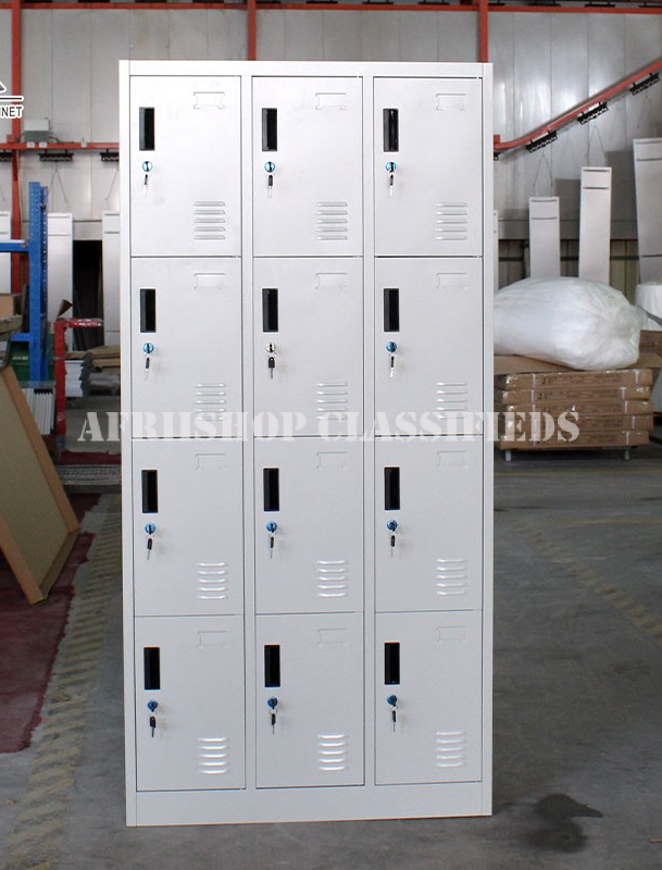Office Cabinet: 9 Locker Steel Office Cabinet