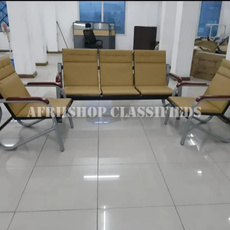 Office Sofa : 5 Seater Reception Office Sofa