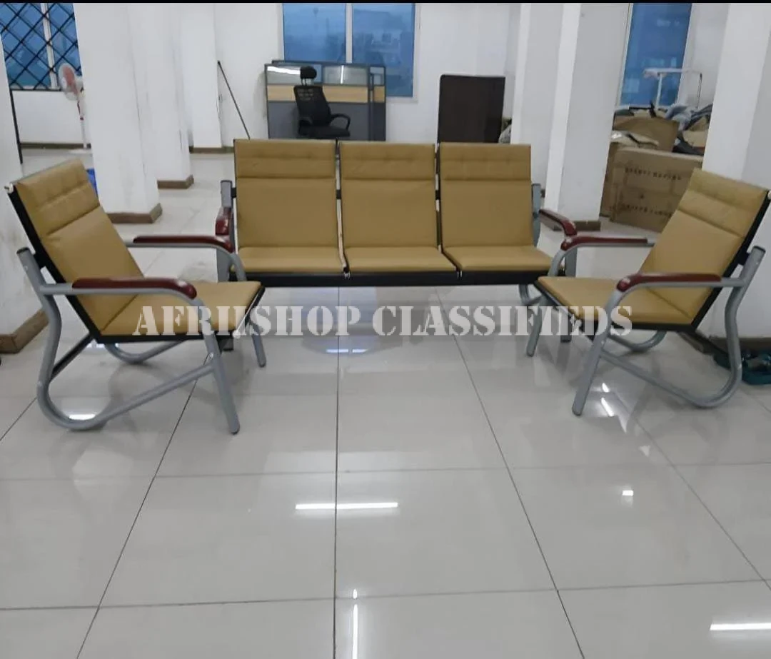 Office Sofa : 5 Seater Reception Office Sofa