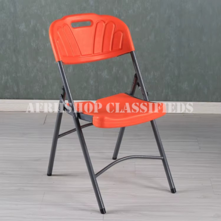 Home Chair; Foldable Stackable Plastic Chair