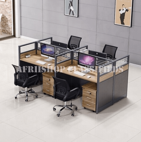 Office Workstation; 4 Way Office Workstation