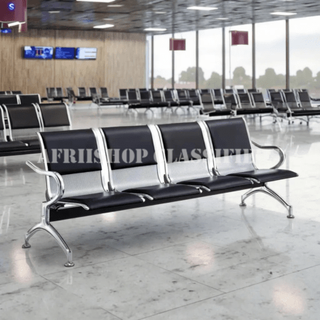 Office Bench;4-Link Office Reception Waiting Bench