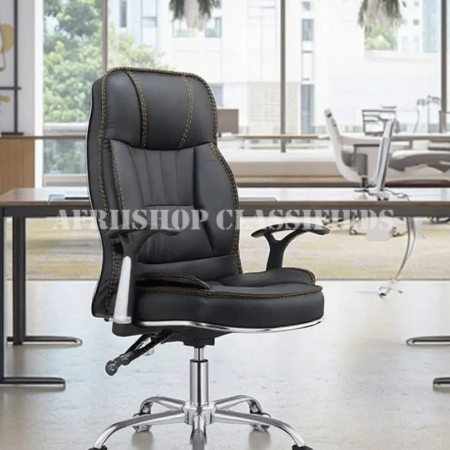 Office Chair : Executive Office Leather Chair